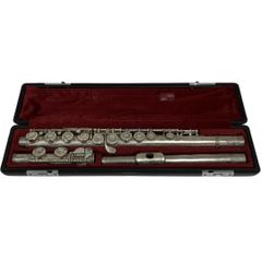 Used Yamaha YFL211S Flute, Yamaha Wind Instrument, with Case, Pads Deteriorated, Maintenance Required, Part Number: O10843135