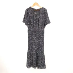 美品 C DE C COUP DE CHANCE クードシャンス ワンピース 1点 36 S ポリエステル100％ 半袖 ロング丈 プリーツ レディース AM7708A61 