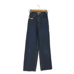 アズールバイマウジー AZUL by moussy 25aw ハイウエストワイドデニムパンツ レディース  24