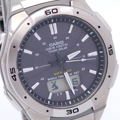★美品 CASIO カシオ ウェーブセプター WVA-M470 ソーラー電波 動作品