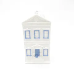 美品 WEDGWOOD ウェッジウッド ジャスパー ホリデイ ハウス クリスマスオーナメント 1点 ホリデー 置物 飾り オブジェ SU13593G1のサムネイル