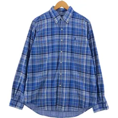 古着 ラルフローレン Ralph Lauren 長袖 ボタンダウンチェックシャツ メンズL相当/eaa523735