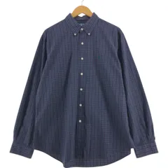 古着 ラルフローレン Ralph Lauren CUSTOM FIT ギンガムチェック 長袖 ボタンダウンチェックシャツ メンズXL相当/eaa523737