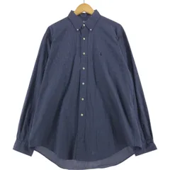 古着 ラルフローレン Ralph Lauren YARMOUTH 長袖 ボタンダウンチェックシャツ メンズXL相当/eaa523746