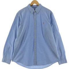 古着 ラルフローレン Ralph Lauren 長袖 ボタンダウンチェックシャツ メンズXL相当/eaa528659