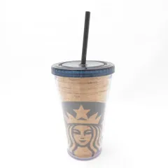 未使用 STARBUCKS スターバックス ロゴ コルク コールドカップタンブラー 1点 473ml スタバ SC9888B4
