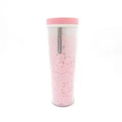 未使用 STARBUCKS スターバックス SAKURA 2018 桜 レース ステンレスタンブラー 1点 473ml スタバ マイボトル SU13300F2