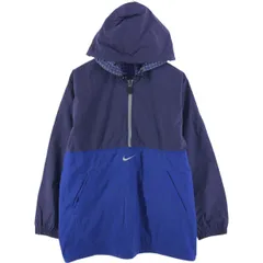 古着 90年代 ナイキ NIKE 総柄 リバーシブル ハーフジップ ナイロンプルオーバーパーカー メンズL相当 ヴィンテージ/eaa538839