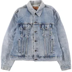 古着 80~90年代 リーバイス Levi's 70506-0216 デニムジャケット Gジャン USA製 メンズL相当 ヴィンテージ/eaa540287
