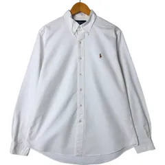 古着 ラルフローレン Ralph Lauren CUSTOM FIT 長袖 ボタンダウンシャツ メンズL相当/eaa548382