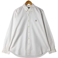 古着 ラルフローレン Ralph Lauren CLASSIC FIT 長袖 ボタンダウンシャツ メンズL相当/eaa560118