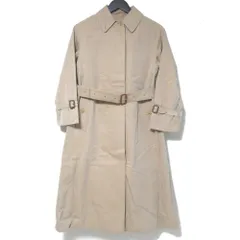 美品 BURBERRY'S バーバリーズ ヴィンテージ コットン ノバチェックライナー 一枚袖 バルマカーンコート ステンカラーコート ベージュ レディース 古着 中古 USED