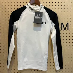 メンズコールドギアインフラレッド コンプレッション ロングスリーブ モックネック シャツM（6010328）