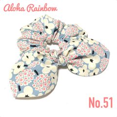 現品限りSALE☘️No.31 ハワイアン ミニシュシュ5点セット ヘアゴム 