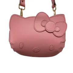 未使用 The Cambridge Satchel Company ケンブリッジサッチェル ハローキティコラボ フェイスバッグ ピンク レディース 古着 中古 USED