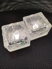 訳アリ特価！GWSOLARソーラーライト7ｃｍ 2個セット   スクエア型 ガーデンライト おしゃれ映え空間を演出　シャンパンゴールド風光り!【型番： GW-GS101/WW  2P】①②