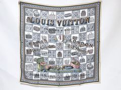 LOUIS VUITTON ルイヴィトン カレ90・ダミエグラム ノワール スカーフ