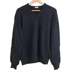 MALO(マーロ) 長袖セーター レディース - 黒 Vネック/カシミヤ