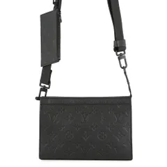 ルイヴィトン ショルダーバッグ モノグラム・シャドウ ガストン・ウェアラブル ウォレット M81115 ヴィトン バッグ メンズ 黒 ブラック