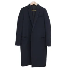 良品 CELINE セリーヌ フィービー期  ロングチェスターコート クロンビーコート 2 8H28 7165  サイズ34 ネイビー  レディース 古着 中古 USED