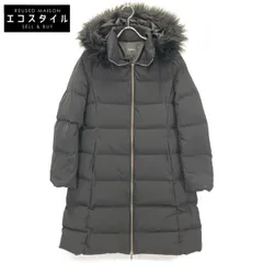 Theory セオリー 10-8309601 ﾌﾞﾗｯｸ ﾌｰﾄﾞ付ﾀﾞｳﾝﾛﾝｸﾞｺｰﾄ S