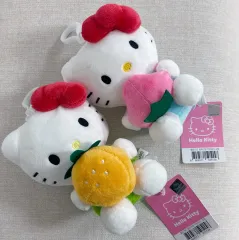 ハローキティ ぬいぐるみ バッグチャーム フルーツ キーホルダー まとめ