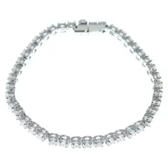 SWAROVSKI (スワロフスキー) Matrix Tennis ラインストーン シルバー ブレスレット