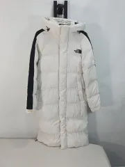 THE NORTH FACE ザノースフェイス ロング丈ダウンジャケット 白 xs