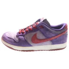 NIKE (ナイキ) DUNK LOW PLUM ダンク プラム ローカットスニーカー パープル レディース US9.5/27.5cm CU1726-500