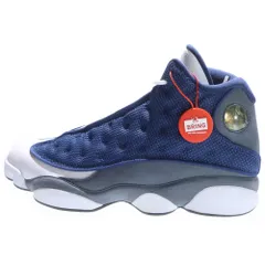 NIKE (ナイキ) Air Jordan 13 Retro Flint エアジョーダン13 フリント グレー ハイカットスニーカー ネイビー/ホワイト US8.5/26.5cm 414571-404