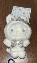 新品) HELLO KITTY スノウラビット ぬいぐるみキーホルダー