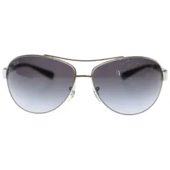 Ray Ban (レイバン) RB3386 パイロットシェイプ カラーレンズ アイウェア サングラス メガネ ブラック/シルバー