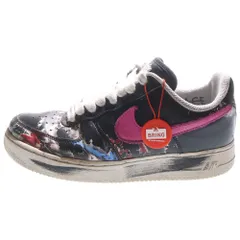 NIKE (ナイキ) ×PEACEMINUSONE AIR FORCE 1 LOW 07 PARA-NOISE 3.0 G-DRAGON AQ3692-004 ピースマイナスワン エアフォース 1 パラノイズ ローカットスニーカー US8/26cm