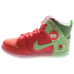 NIKE SB (ナイキエスビー) DUNK HIGH STRAWBERRY COUGH CW7093-600 ダンクハイ ストロベリーコフ ハイカットスニーカー US8/26.0cm ピンク/グリーン