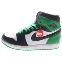 NIKE (ナイキ) AIR JORDAN 1 RETRO HIGH OG LUCKY GREEN エアジョーダン レトロ ラッキーグリーン ハイカットスニーカー グリーン/ブラック US9/27cm DZ5485-031