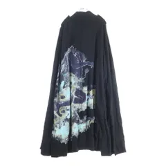 Yohji Yamamoto POUR HOMME (ヨウジヤマモト プールオム) 19SS コレクション マント ストール ジャケット ブラック HH-C04-212のサムネイル