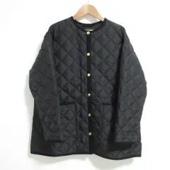 美品 24AW Traditional Weatherwear トラディショナルウェザーウェア ARKLEY アークリー キルティング ジャケット 32サイズ ブラック レディース 古着 中古 USED