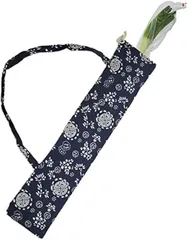 MMmall ねぎ袋 ネギ袋 長い物専用エコバック (染め付け)