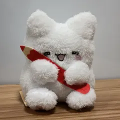 サンリオ　はなまるおばけ　ぬいぐるみ　赤い鉛筆バージョン