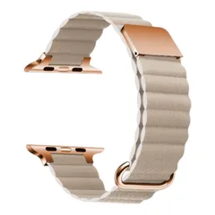 Apple Watch マグネット式  PUレザー バンド　ベージュ　590910424445