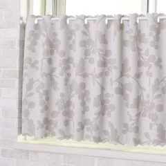 【新着商品】幅135×丈60cm ベージュ ショパン 遮光 撥水 カフェカーテン