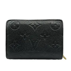 LOUIS VUITTON(ルイヴィトン) 2つ折り財布 モノグラム・アンプラント ポルトフォイユクレア M80151 ノワール レザー、牛革