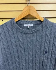 US POLO ASSN ポロ メンズ ケーブルニット 100