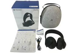 12874-092★ ♪通電確認済♪SONY/ソニー ワイヤレスヘッドセット ミッドナイトブラック CFI-ZWH2/PS5 PC /正箱、取扱説明書付★