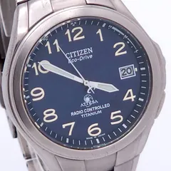 CITIZEN シチズン アテッサ H410-T003788 ソーラー電波 動作品 チタニウム