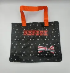 【TAKA68-39】◇新潮社　『二コラ2012年2月号付録 レピピアルマリオ レトロ星柄★BIGトート＆ロゴ盛りリボンバレッタ』　repipi armario
