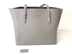 COACH コーチ NEW YORK トートバッグ レザー グレー  肩掛け ニューヨーク