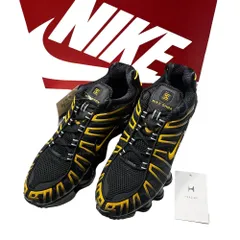 ◆未使用◆ NIKE ナイキ SHOX TL AV3595-013 28cm ブラック系 メンズ スニーカー 外箱有 X224NH