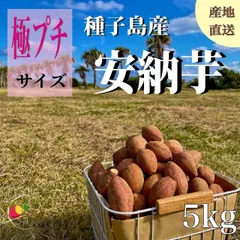 【絶品】種子島産 安納芋極プチサイズ 5kg｜箱別