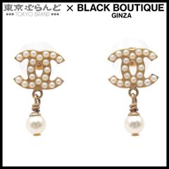 CHANEL ココマーク ピアス コメット フック 星 ストーン ロングピアス 